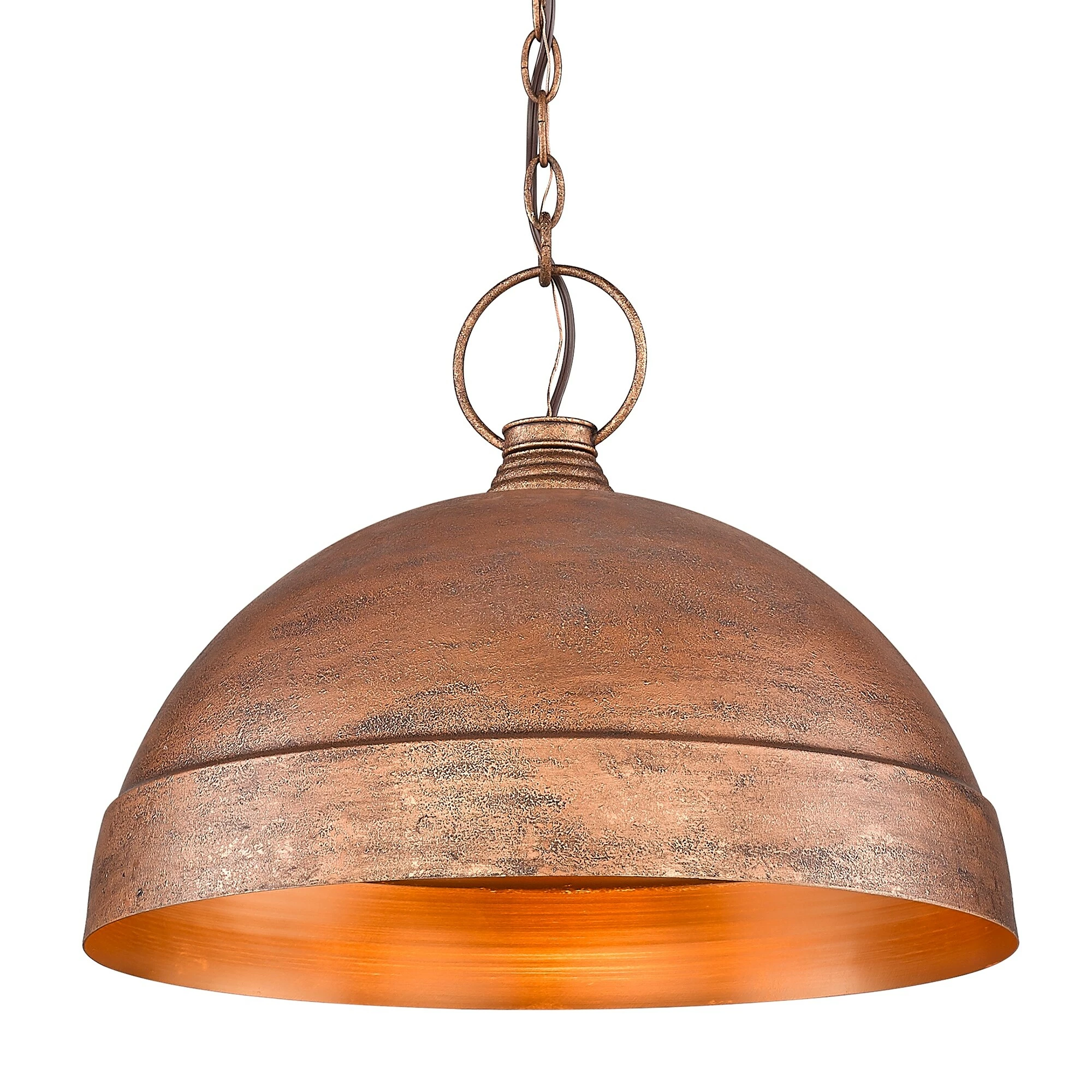 Coupon βοΈ Golden Lighting Lincoln 1 Light Pendant - Vintage Copper 𧨠7 Coupon βοΈ Golden Lighting Lincoln 1 Light Pendant - Vintage Copper 𧨠- Image 5