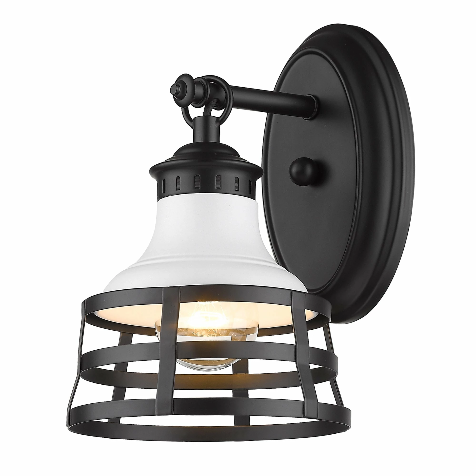 Discount π Golden Lighting Locklyn 1 Light Wall Sconce - 6.5"x10" π 4 Discount π Golden Lighting Locklyn 1 Light Wall Sconce - 6.5"x10" π - Image 2