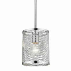 Outlet π Golden Lighting London Mini Pendant (no Cage) Chrome βοΈ