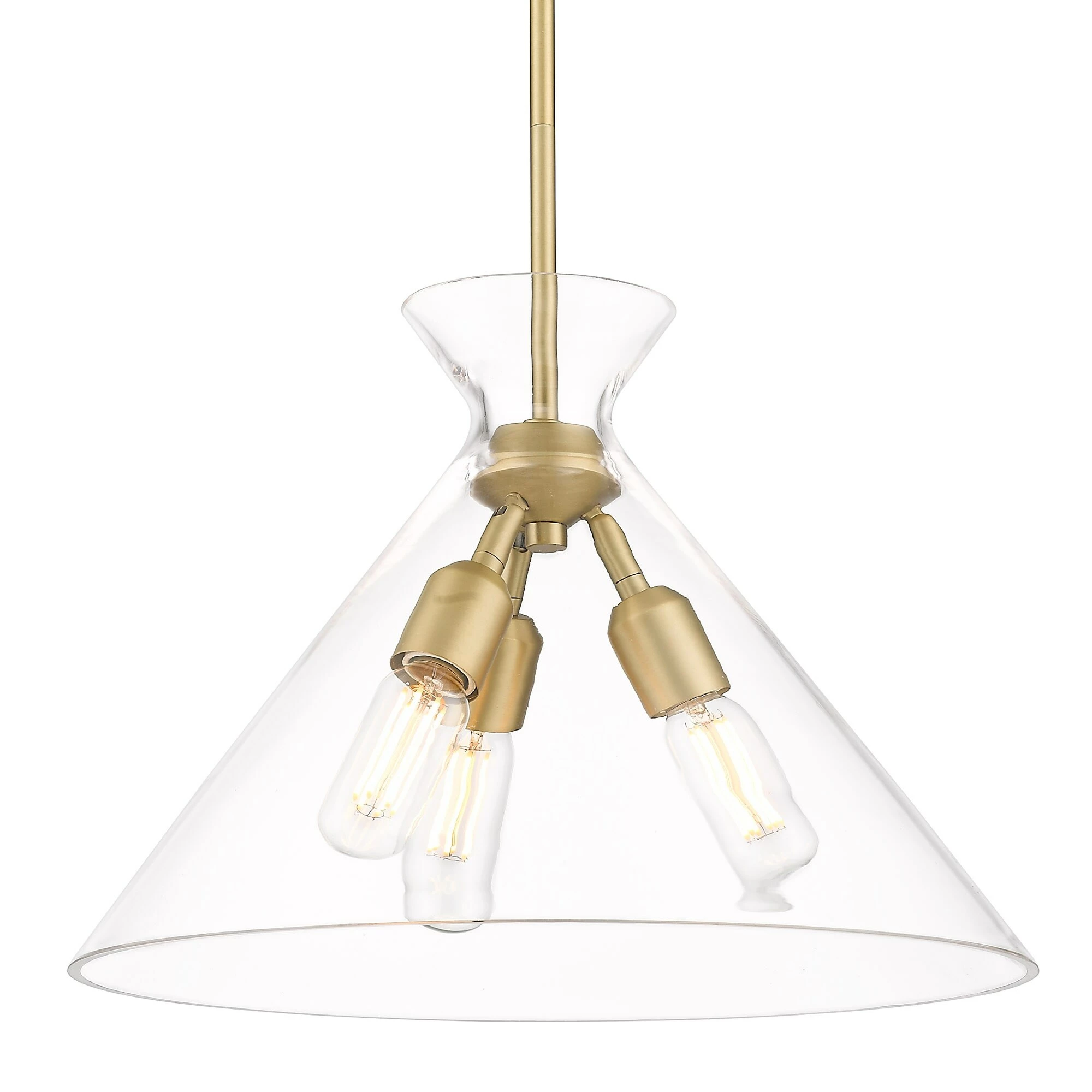 Hot Sale β Golden Lighting Malta 3 Light Pendant Brushed Champagne Bronze 𧨠- Image 4