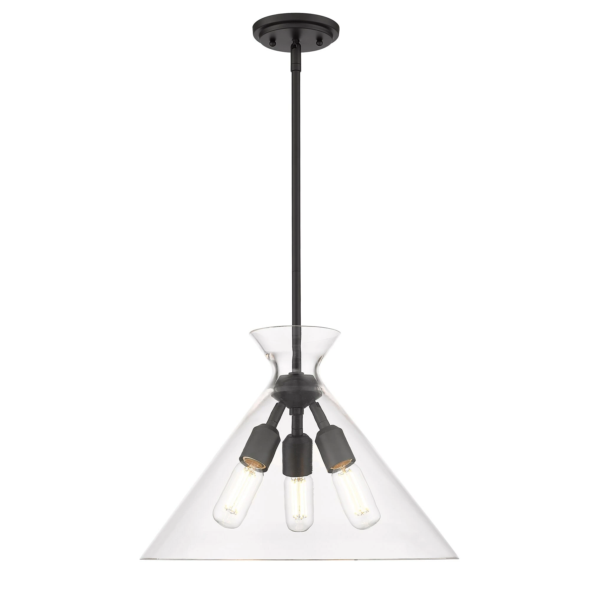 Hot Sale β Golden Lighting Malta 3 Light Pendant Brushed Champagne Bronze 𧨠- Image 7