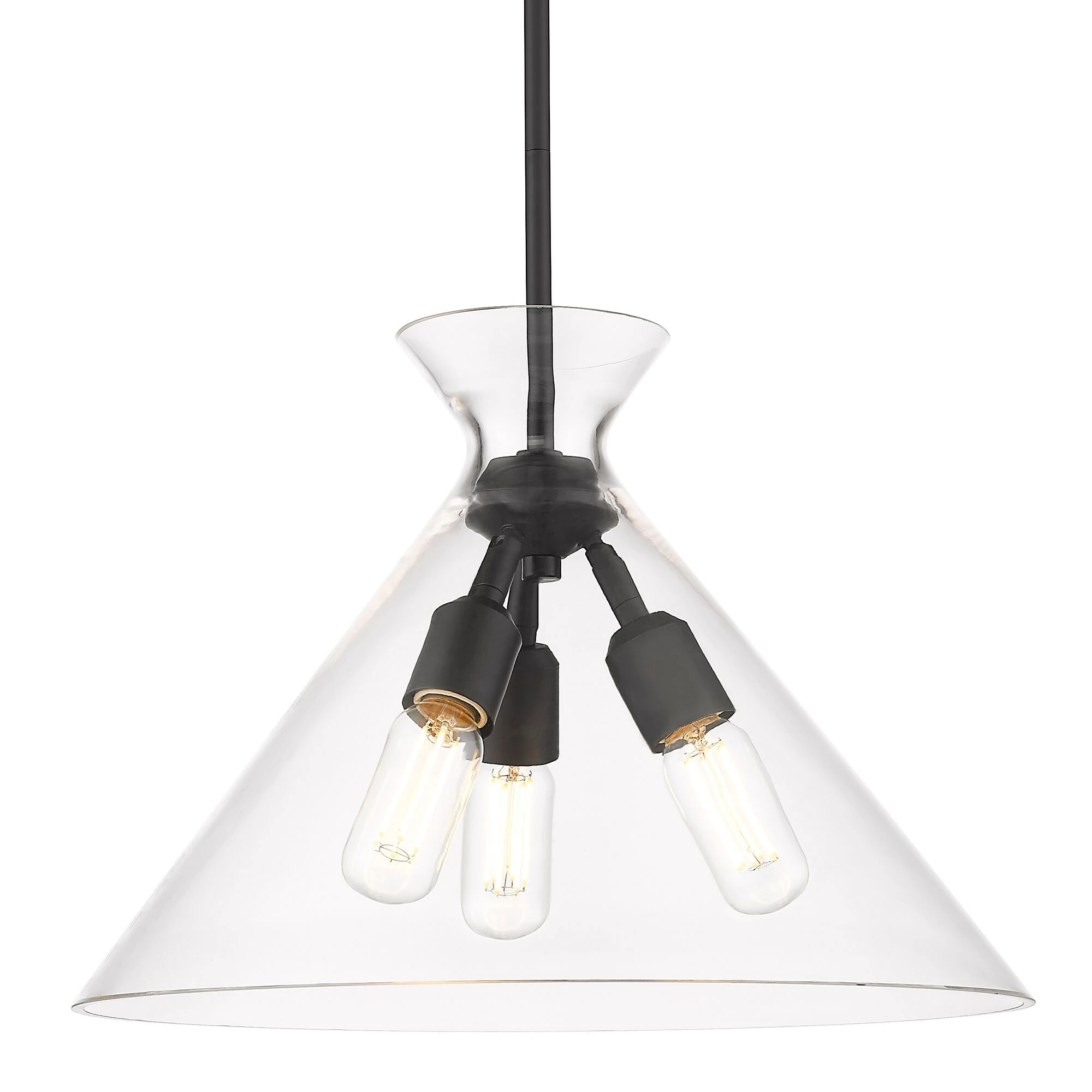 Hot Sale β Golden Lighting Malta 3 Light Pendant Brushed Champagne Bronze 𧨠- Image 8