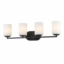 Cheap ⌛ Golden Lighting Manhattan 4 Light Bath Vanity 🎉