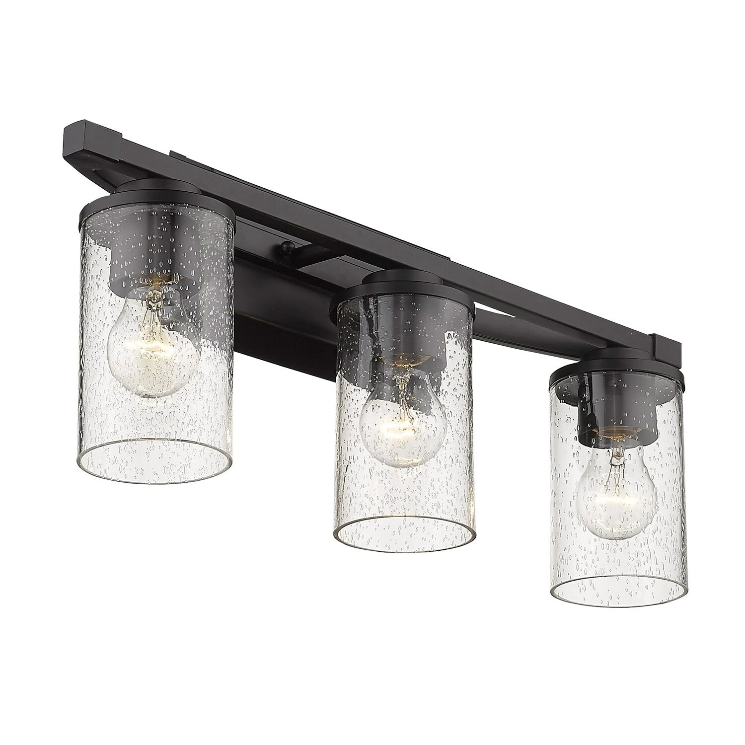 Cheap π₯° Golden Lighting Mercer 3 Light Bath Vanity Matte Black With Black Accent π 8 Cheap π₯° Golden Lighting Mercer 3 Light Bath Vanity Matte Black With Black Accent π - Image 6