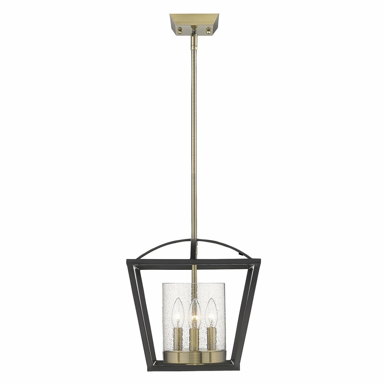 Top 10 π₯ Golden Lighting Mercer Semi-Flush (Convertible) Matte Black With Black Accent π 6 Top 10 π₯ Golden Lighting Mercer Semi-Flush (Convertible) Matte Black With Black Accent π - Image 4
