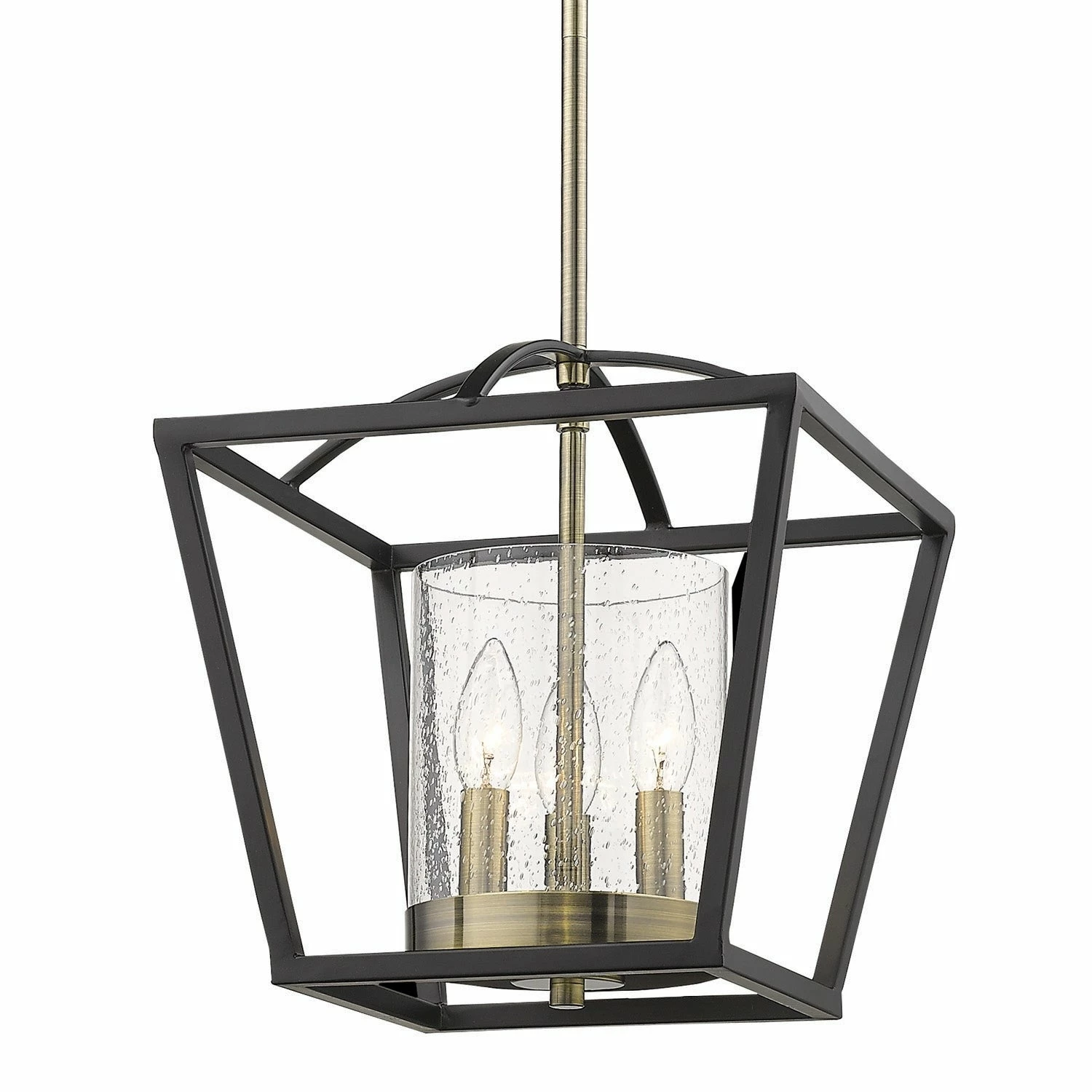 Top 10 π₯ Golden Lighting Mercer Semi-Flush (Convertible) Matte Black With Black Accent π 5 Top 10 π₯ Golden Lighting Mercer Semi-Flush (Convertible) Matte Black With Black Accent π - Image 3
