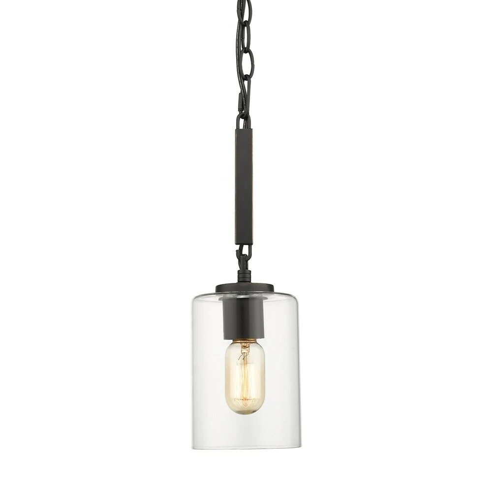 Best Sale π Golden Lighting Monroe Mini Pendant In Black With Clear Glass π 3 Best Sale π Golden Lighting Monroe Mini Pendant In Black With Clear Glass π