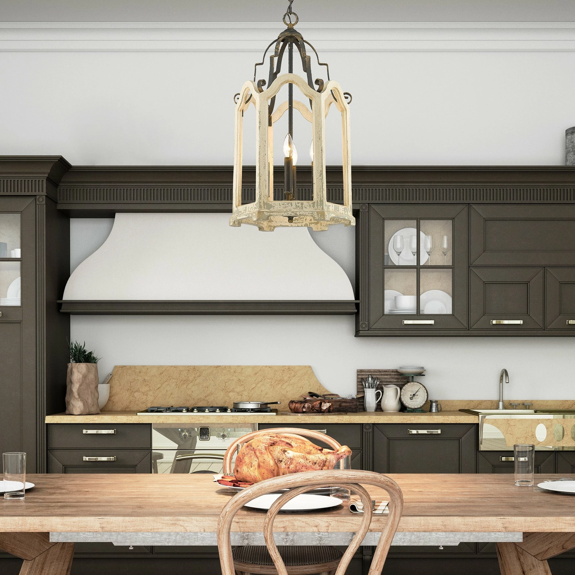 Brand new β¨ Golden Lighting Octavia 4 Light Pendant β - Image 5