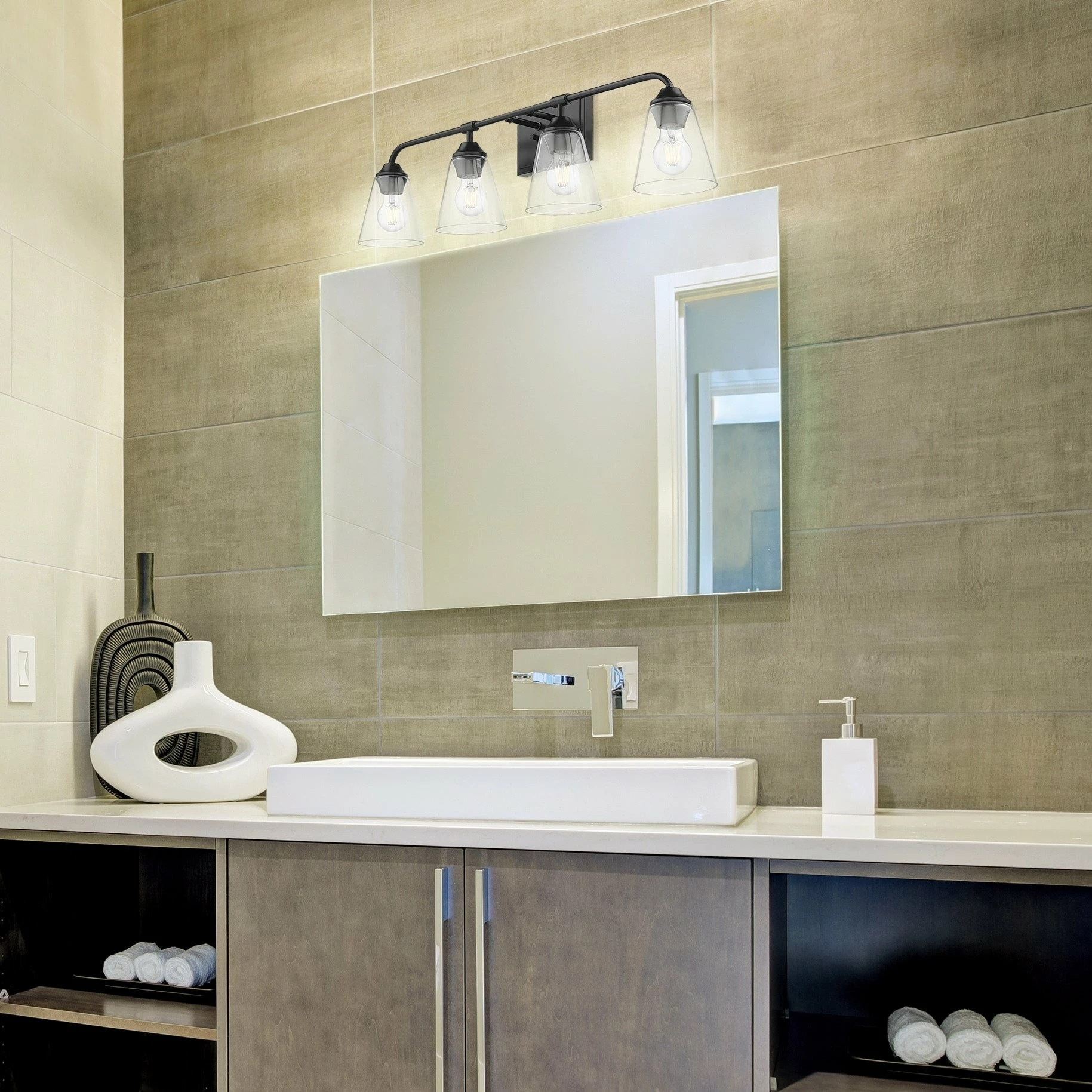 Top 10 π Golden Lighting Ormond 4 Light Bath Vanity Matte Black π₯° 13 Top 10 π Golden Lighting Ormond 4 Light Bath Vanity Matte Black π₯° - Image 11
