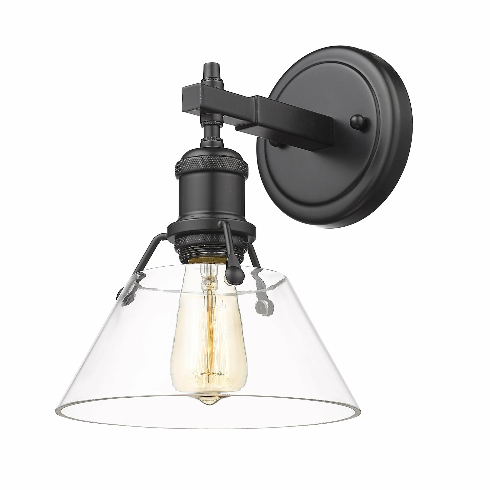 Hot Sale β€οΈ Golden Lighting Orwell 1 Light Bath Vanity Brushed Champagne Bronze With Clear Glass π― 12 Hot Sale β€οΈ Golden Lighting Orwell 1 Light Bath Vanity Brushed Champagne Bronze With Clear Glass π― - Image 10