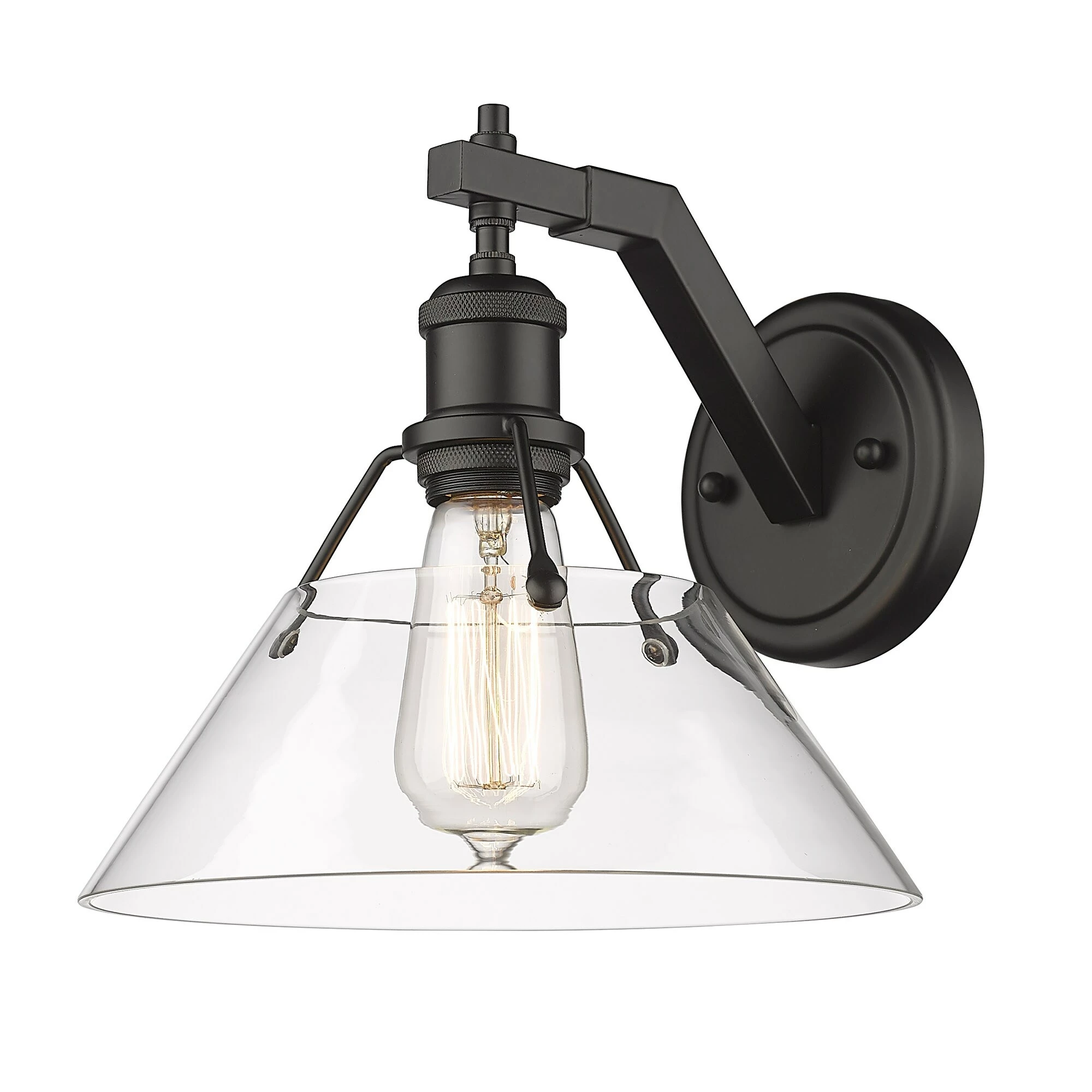 Top 10 ๐ฅฐ Golden Lighting Orwell 1 Light Wall Sconce Brushed Champagne Bronze With Clear Glass ๐ฅ - Image 10