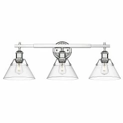 Best reviews of ❤️ Golden Lighting Orwell 3 Light Bath Vanity - Chrome 🔔 -Golden Lighting Sales Orwell 3 Light Bath Vanity 2