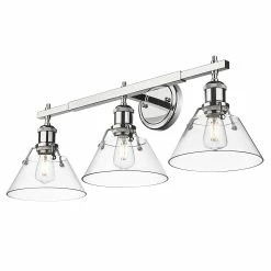 Best reviews of ❤️ Golden Lighting Orwell 3 Light Bath Vanity - Chrome 🔔 -Golden Lighting Sales Orwell 3 Light Bath Vanity 3