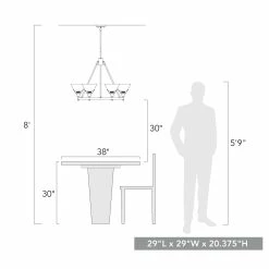 Outlet β Golden Lighting Orwell 6 Light Chandelier 𧨠11 Outlet β Golden Lighting Orwell 6 Light Chandelier 𧨠-Golden Lighting Sales Orwell 6 Light Chandelier 4