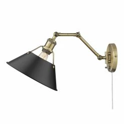 Brand new π₯ Golden Lighting Orwell AB 1 Light Articulating Wall Sconce Matte Black & Chrome π 20 Brand new π₯ Golden Lighting Orwell AB 1 Light Articulating Wall Sconce Matte Black & Chrome π -Golden Lighting Sales Orwell AB 1 Light Articulating Wall Sconce 3