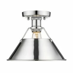 Hot Sale 🔥 Golden Lighting Orwell CH Flush Mount In Chrome With Chrome Shade Chrome With Chrome Shades 🔥 -Golden Lighting Sales Orwell CH Flush Mount in Chrome with Chrome Shade ffd4bfb6 9290 4b56 b4c5 8d21a383b9ee