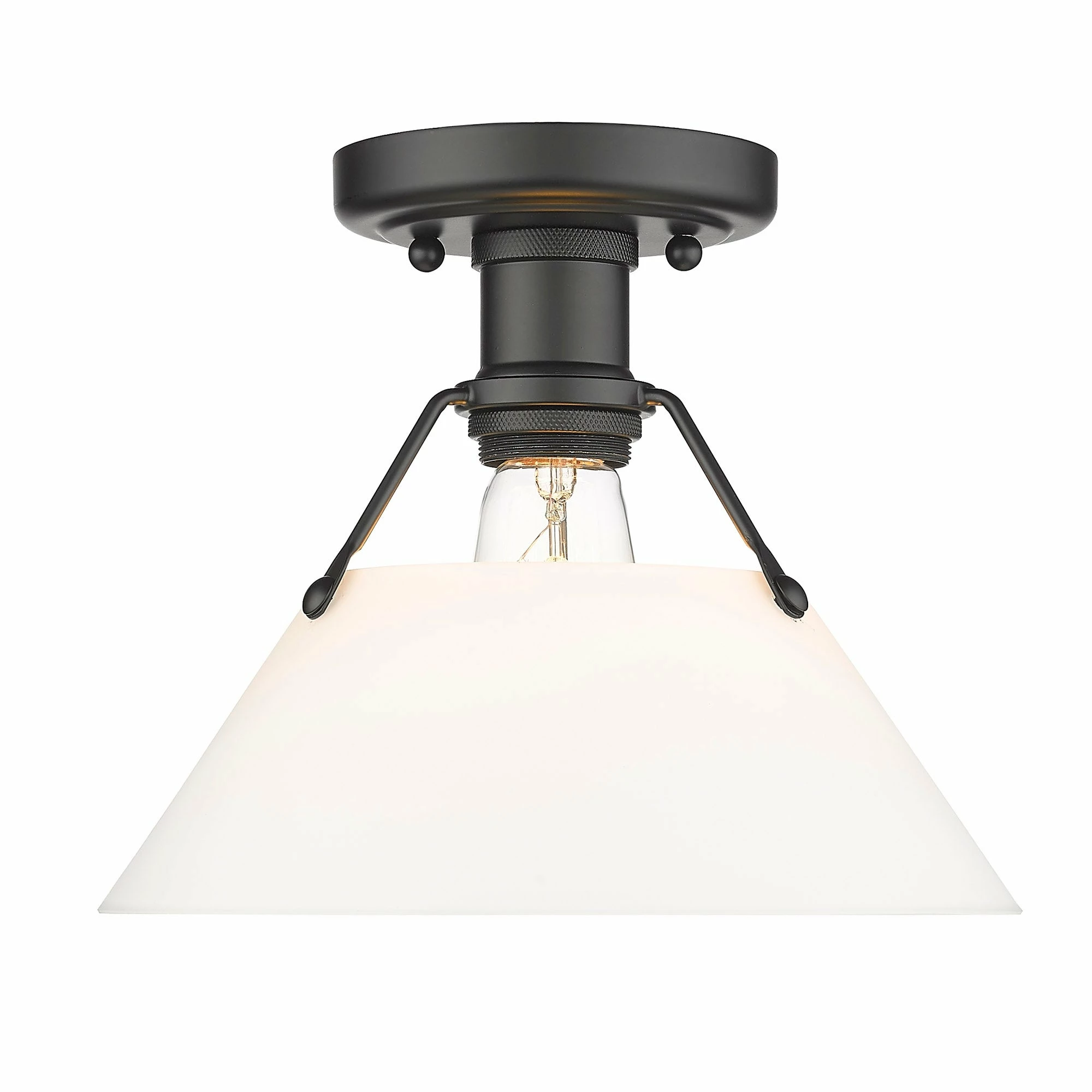 Outlet π Golden Lighting Orwell Flushmount - Matte Black β 4 Outlet π Golden Lighting Orwell Flushmount - Matte Black β - Image 2