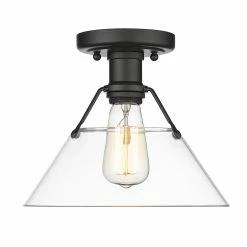 Discount π Golden Lighting Orwell Flushmount Brushed Champagne Bronze With Clear Glass π 20 Discount π Golden Lighting Orwell Flushmount Brushed Champagne Bronze With Clear Glass π -Golden Lighting Sales Orwell Flushmount 10