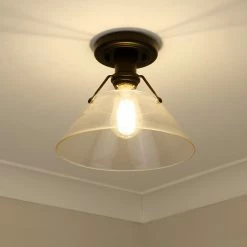 Discount π Golden Lighting Orwell Flushmount Brushed Champagne Bronze With Clear Glass π 21 Discount π Golden Lighting Orwell Flushmount Brushed Champagne Bronze With Clear Glass π -Golden Lighting Sales Orwell Flushmount 11