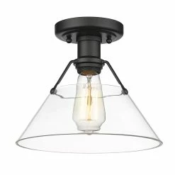 Discount π Golden Lighting Orwell Flushmount Brushed Champagne Bronze With Clear Glass π 19 Discount π Golden Lighting Orwell Flushmount Brushed Champagne Bronze With Clear Glass π -Golden Lighting Sales Orwell Flushmount 9