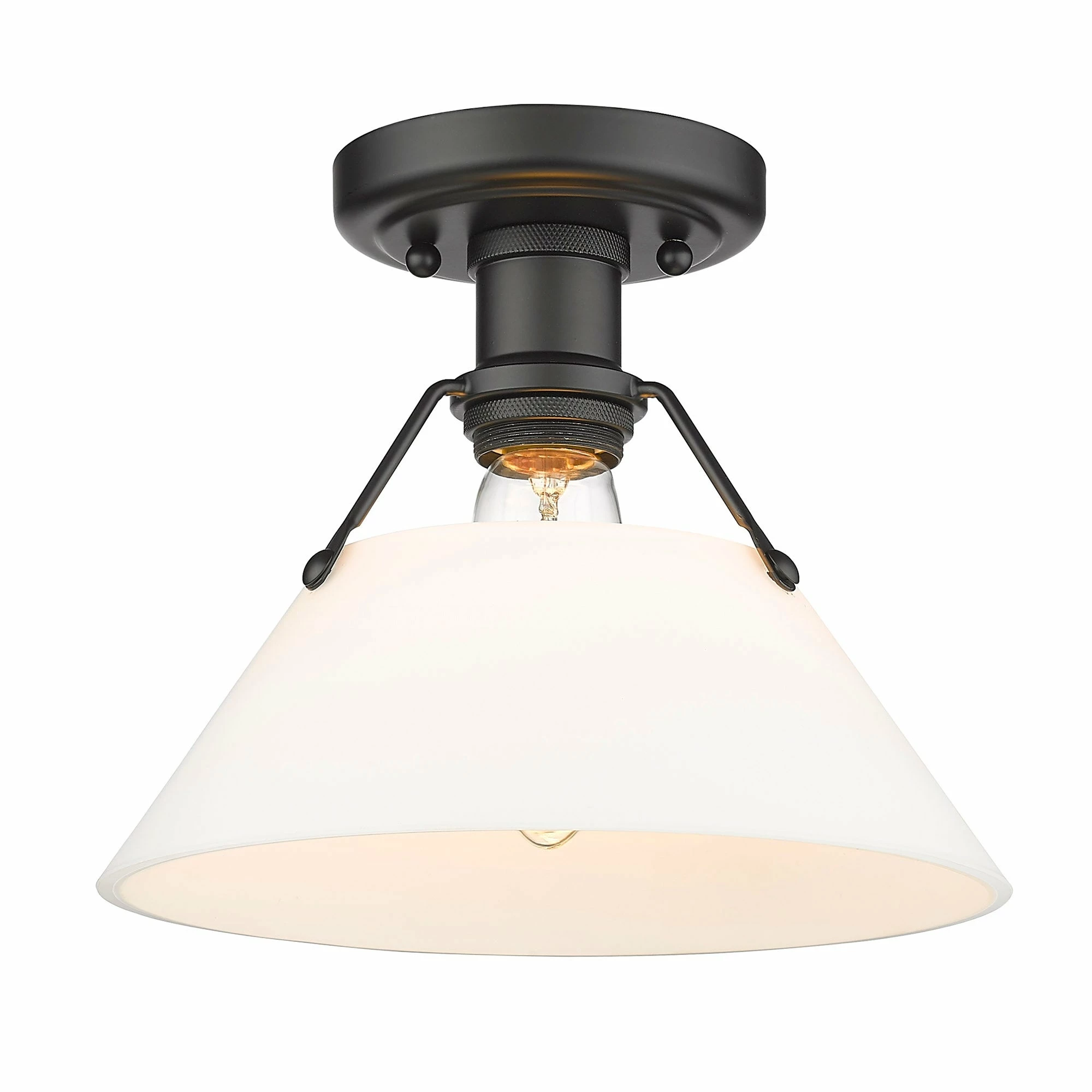 Outlet π Golden Lighting Orwell Flushmount - Matte Black β 3 Outlet π Golden Lighting Orwell Flushmount - Matte Black β