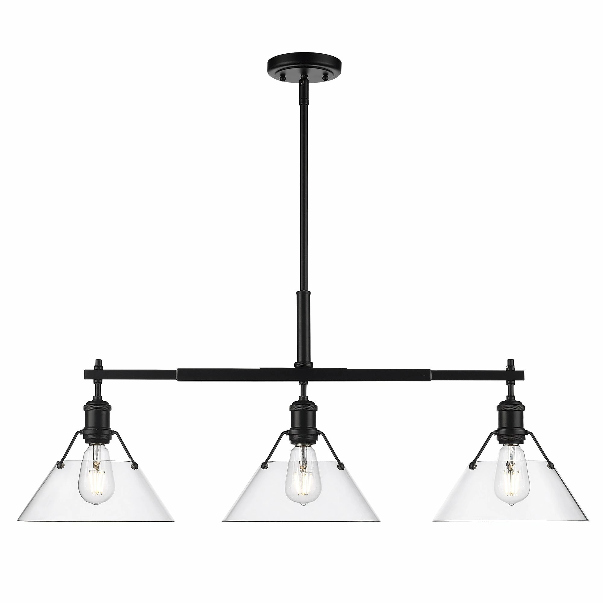 Cheapest π Golden Lighting Orwell Linear Pendant - Matte Black π 4 Cheapest π Golden Lighting Orwell Linear Pendant - Matte Black π - Image 2