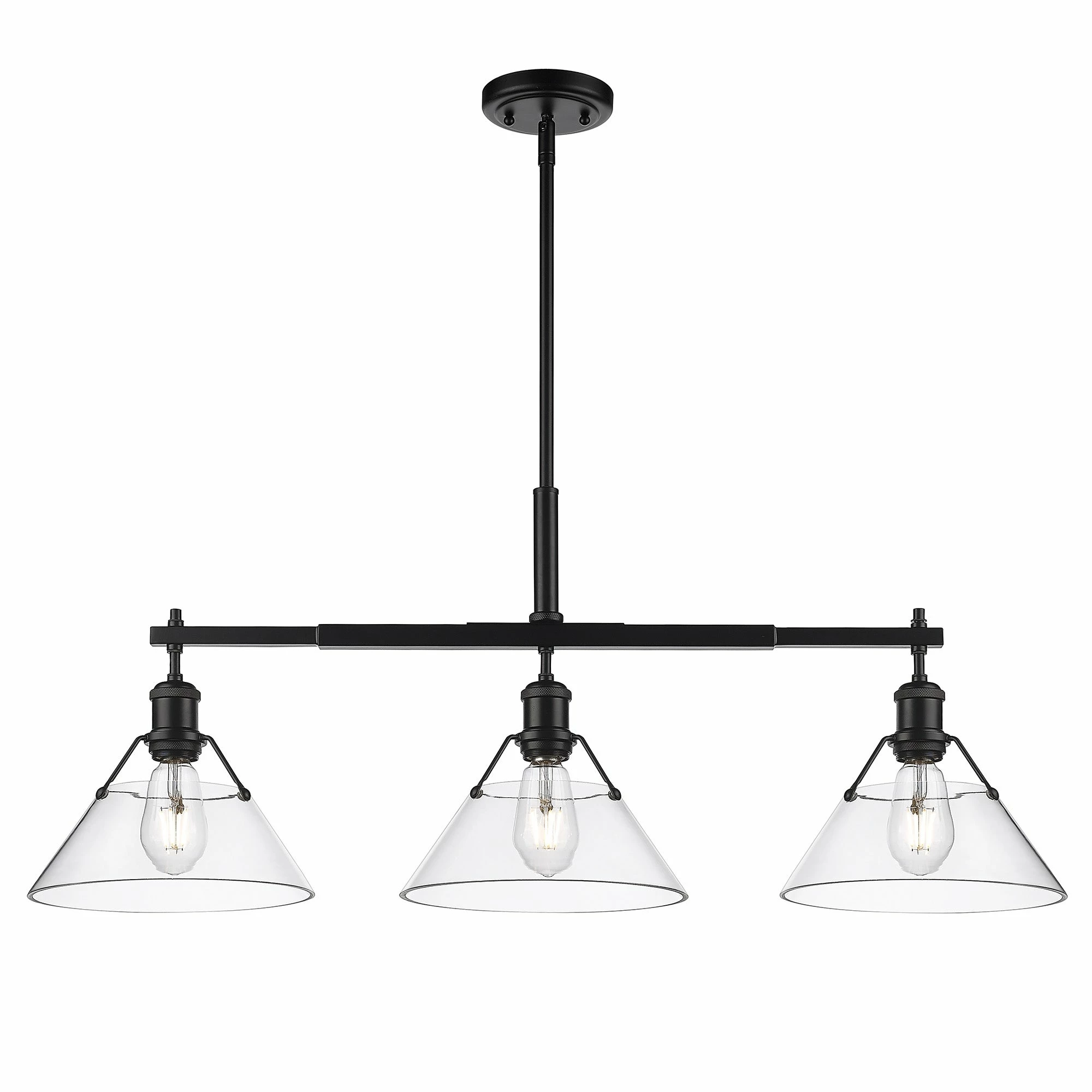 Cheapest π Golden Lighting Orwell Linear Pendant - Matte Black π 5 Cheapest π Golden Lighting Orwell Linear Pendant - Matte Black π - Image 3