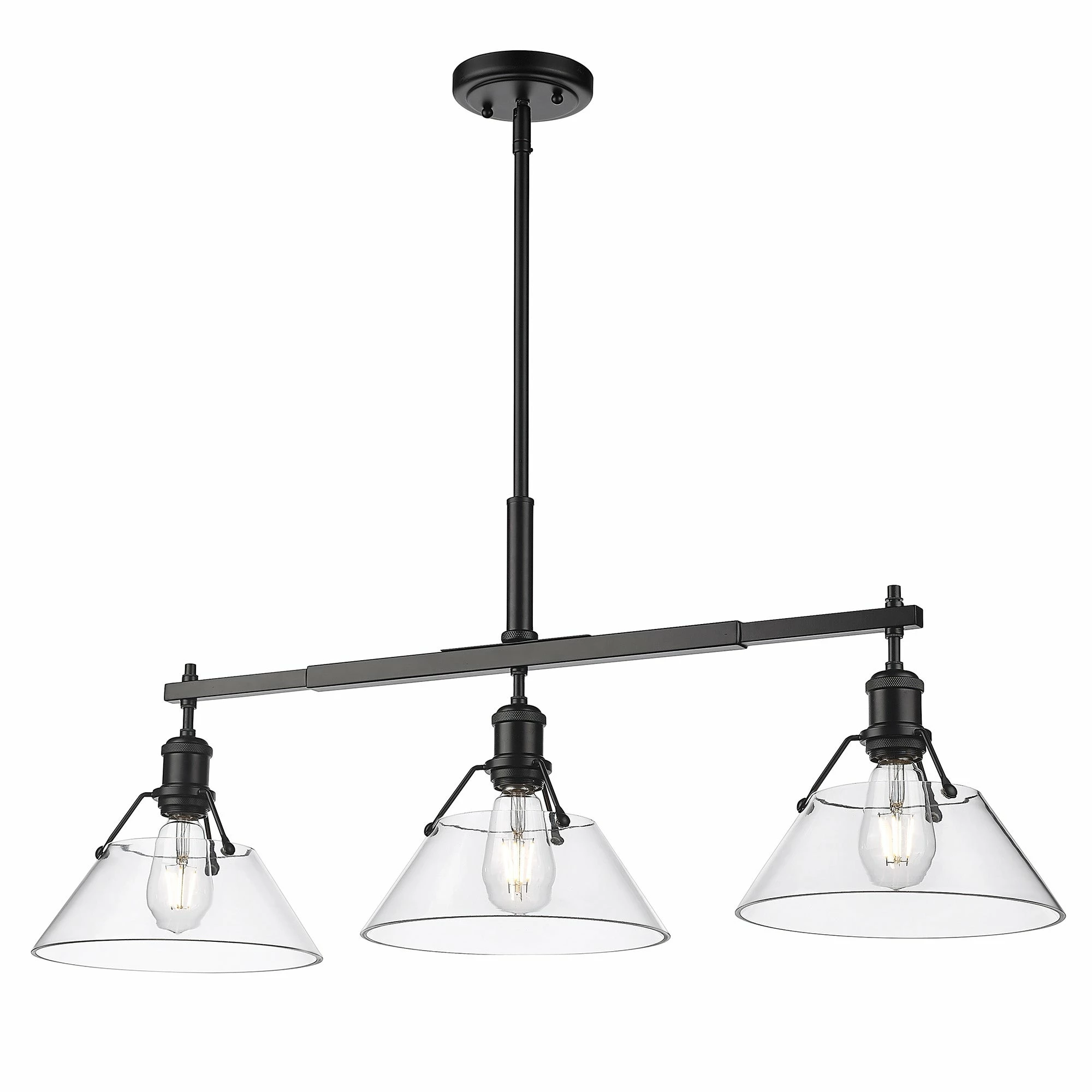 Cheapest π Golden Lighting Orwell Linear Pendant - Matte Black π 3 Cheapest π Golden Lighting Orwell Linear Pendant - Matte Black π
