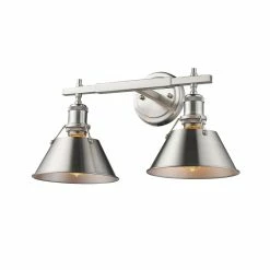 Cheapest β€οΈ Golden Lighting Orwell PW 2-light Bath Vanity In Pewter With Pewter Shade π 9 Cheapest β€οΈ Golden Lighting Orwell PW 2-light Bath Vanity In Pewter With Pewter Shade π -Golden Lighting Sales Orwell PW 2 light Bath Vanity in Pewter with Pewter Shade 40e5510b e48e 4bf4 8f37 2e95b9a8bb0c