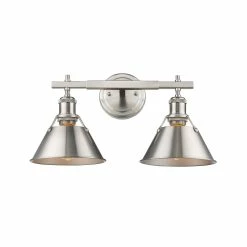Cheapest β€οΈ Golden Lighting Orwell PW 2-light Bath Vanity In Pewter With Pewter Shade π 8 Cheapest β€οΈ Golden Lighting Orwell PW 2-light Bath Vanity In Pewter With Pewter Shade π -Golden Lighting Sales Orwell PW 2 light Bath Vanity in Pewter with Pewter Shade d9b59f45 fef4 45f1 bf9f 98d14066bfe3