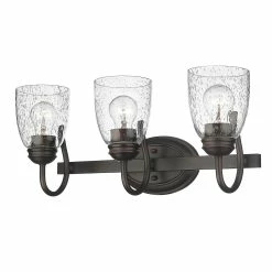 New 🧨 Golden Lighting Parrish 2 Light Bath Vanity - Rubbed Bronze 🎁 -Golden Lighting Sales Parrish 2 Light Bath Vanity 7