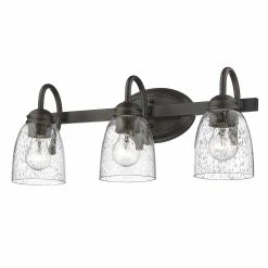 New 🧨 Golden Lighting Parrish 2 Light Bath Vanity - Rubbed Bronze 🎁 -Golden Lighting Sales Parrish 2 Light Bath Vanity 8
