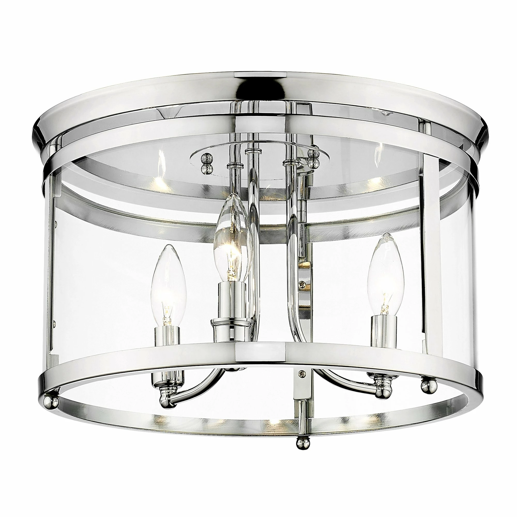 New βοΈ Golden Lighting Payton Flush Mount Matte Black With Clear Glass π 6 New βοΈ Golden Lighting Payton Flush Mount Matte Black With Clear Glass π - Image 4