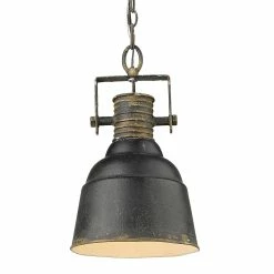 Best reviews of π Golden Lighting Quarry 1 Light Pendant β