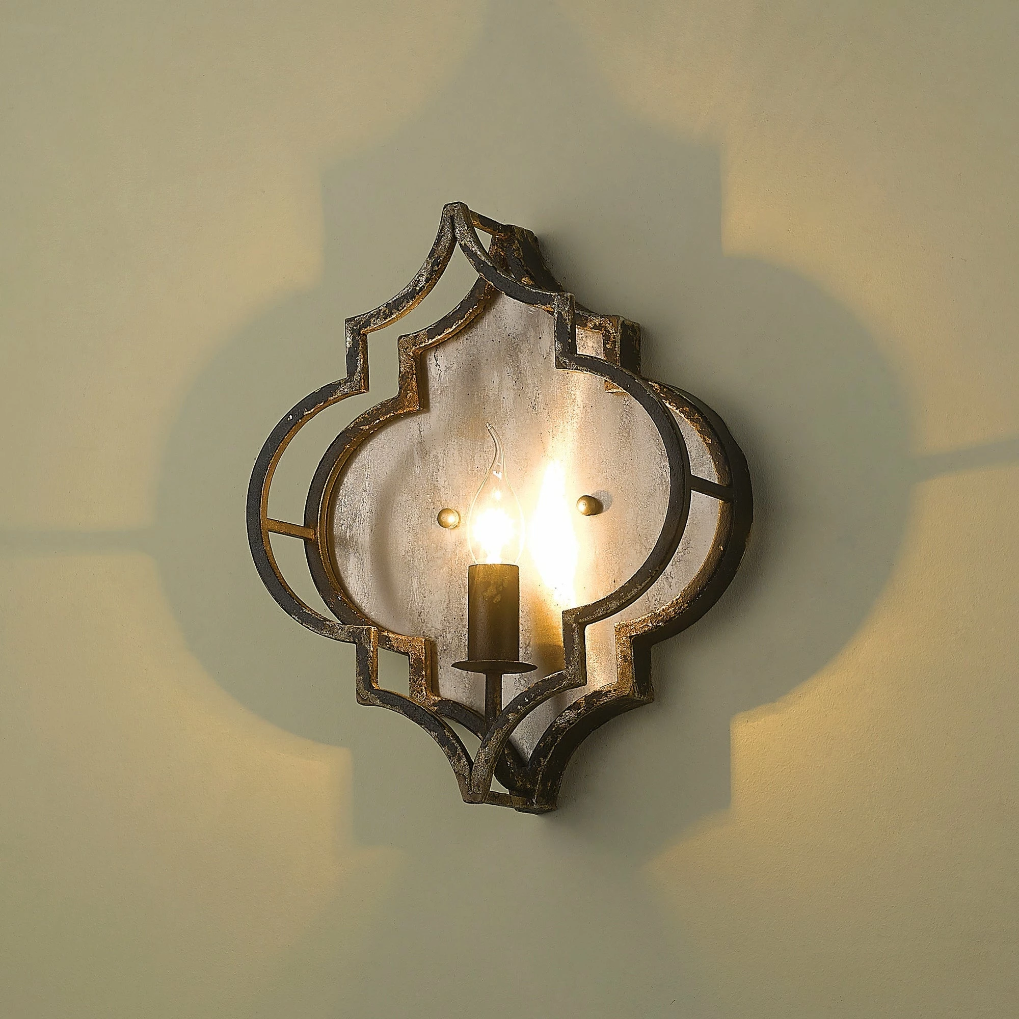 Outlet β Golden Lighting Ravina Wall Sconce - Tarnished Mercury - Tarnished Mercury π - Image 3