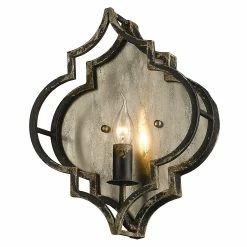 Outlet ⭐ Golden Lighting Ravina Wall Sconce - Tarnished Mercury - Tarnished Mercury 🛒