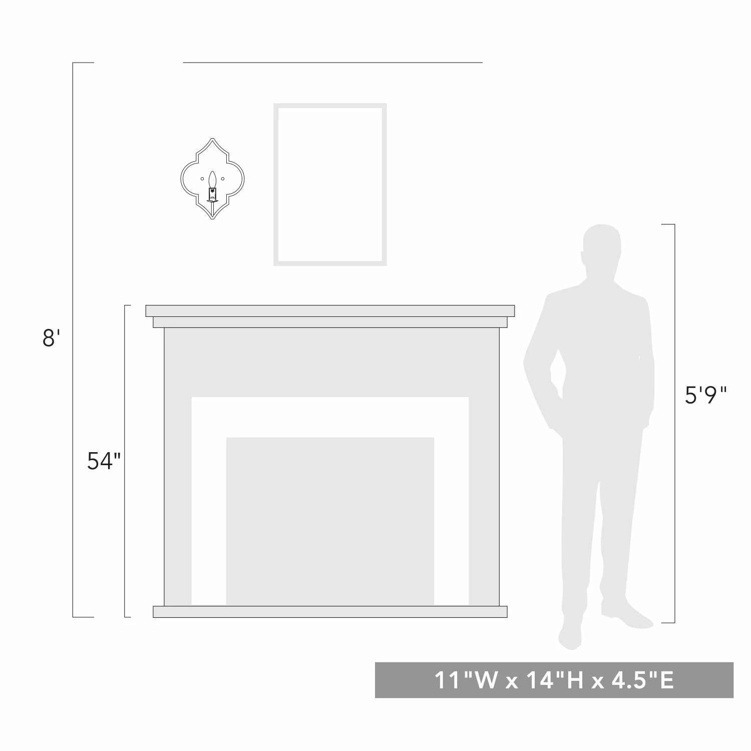 Outlet β Golden Lighting Ravina Wall Sconce - Tarnished Mercury - Tarnished Mercury π - Image 4