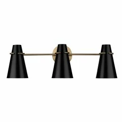 Coupon 😉 Golden Lighting Reeva 3 Light Bath Vanity Modern Brass With Glossy Ecru 🌟