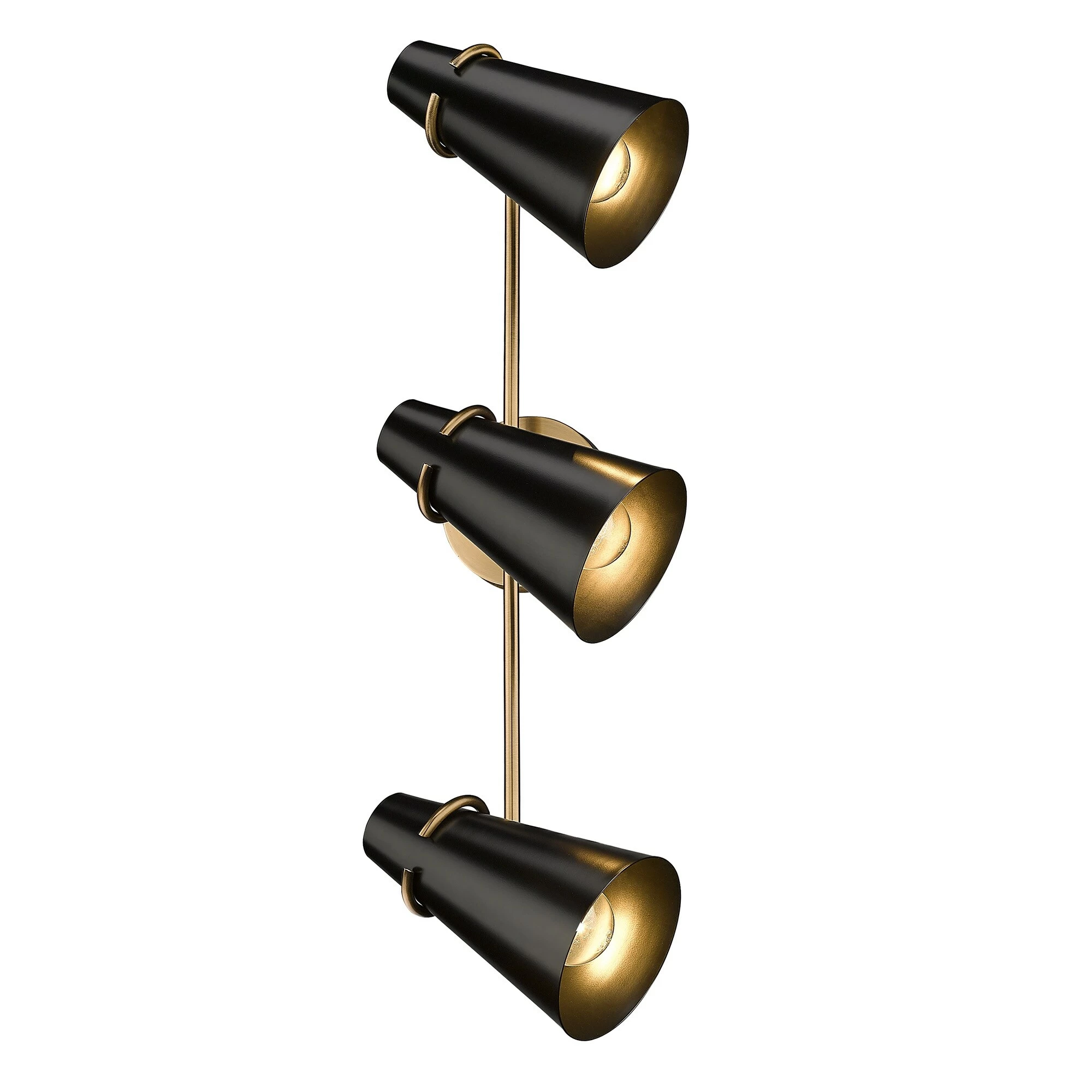 Coupon π Golden Lighting Reeva 3 Light Bath Vanity Modern Brass With Glossy Ecru π 7 Coupon π Golden Lighting Reeva 3 Light Bath Vanity Modern Brass With Glossy Ecru π - Image 5