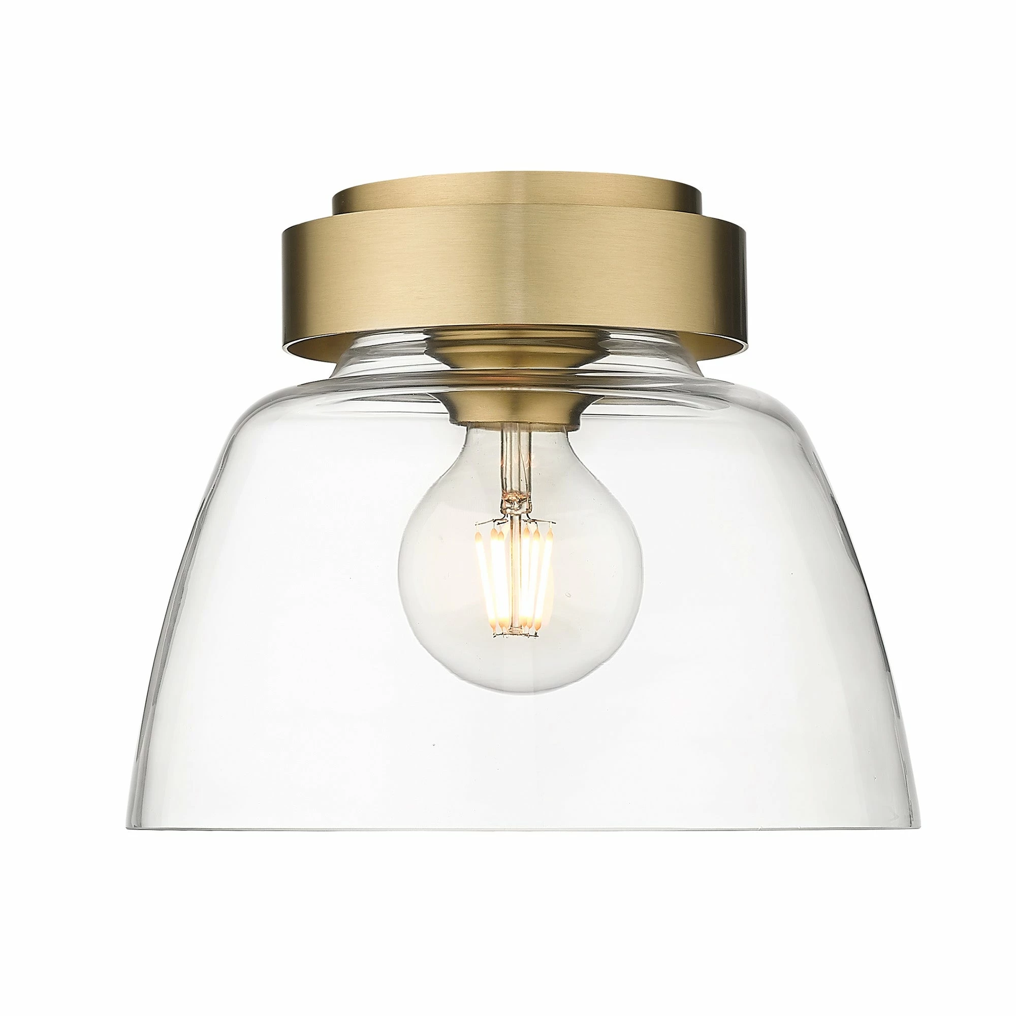 Wholesale β€οΈ Golden Lighting Remy Flush Mount - 10" Brushed Champagne Bronze 𧨠4 Wholesale β€οΈ Golden Lighting Remy Flush Mount - 10" Brushed Champagne Bronze 𧨠- Image 2