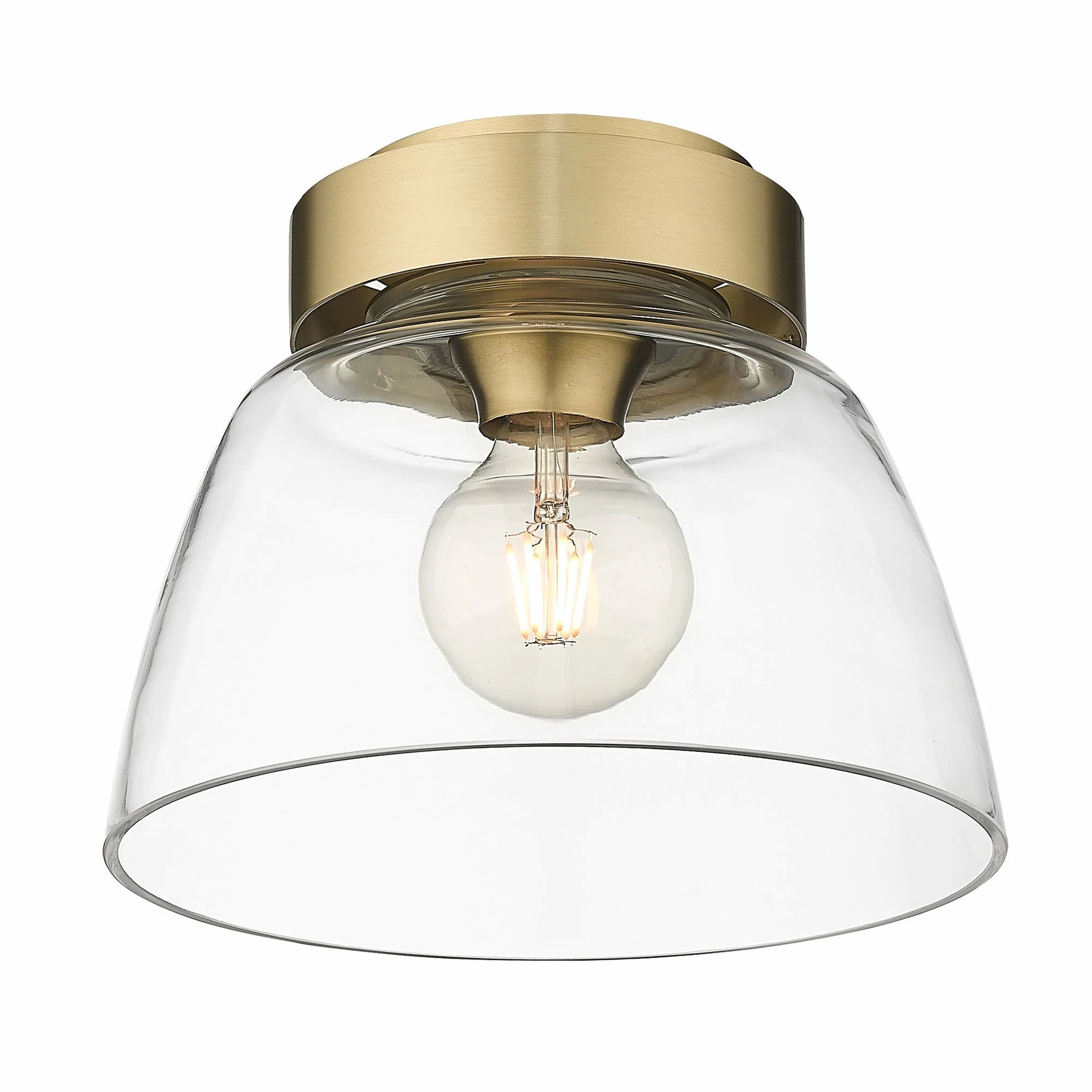 Wholesale β€οΈ Golden Lighting Remy Flush Mount - 10" Brushed Champagne Bronze 𧨠5 Wholesale β€οΈ Golden Lighting Remy Flush Mount - 10" Brushed Champagne Bronze 𧨠- Image 3