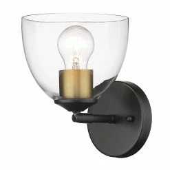 Budget β€οΈ Golden Lighting Roxie 1 Light Wall Sconce - Matte Black With Clear Glass π― 13 Budget β€οΈ Golden Lighting Roxie 1 Light Wall Sconce - Matte Black With Clear Glass π― -Golden Lighting Sales Roxie 1 Light Wall Sconce 2