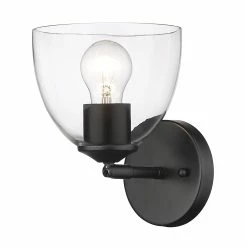 Budget β€οΈ Golden Lighting Roxie 1 Light Wall Sconce - Matte Black With Clear Glass π― 18 Budget β€οΈ Golden Lighting Roxie 1 Light Wall Sconce - Matte Black With Clear Glass π― -Golden Lighting Sales Roxie 1 Light Wall Sconce 7