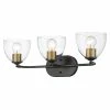 Best reviews of π― Golden Lighting Roxie 3 Light Bath Vanity Matte Black And Gold With Clear Glass β 2 Best reviews of π― Golden Lighting Roxie 3 Light Bath Vanity Matte Black And Gold With Clear Glass β -Golden Lighting Sales Roxie 3 Light Bath Vanity