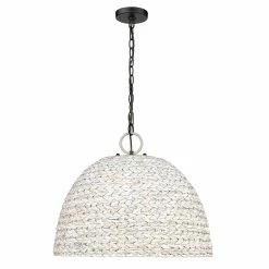 Alternative view of Flash Sale 👍 Golden Lighting Rue 5 Light Pendant - 24x18.625" 🤩