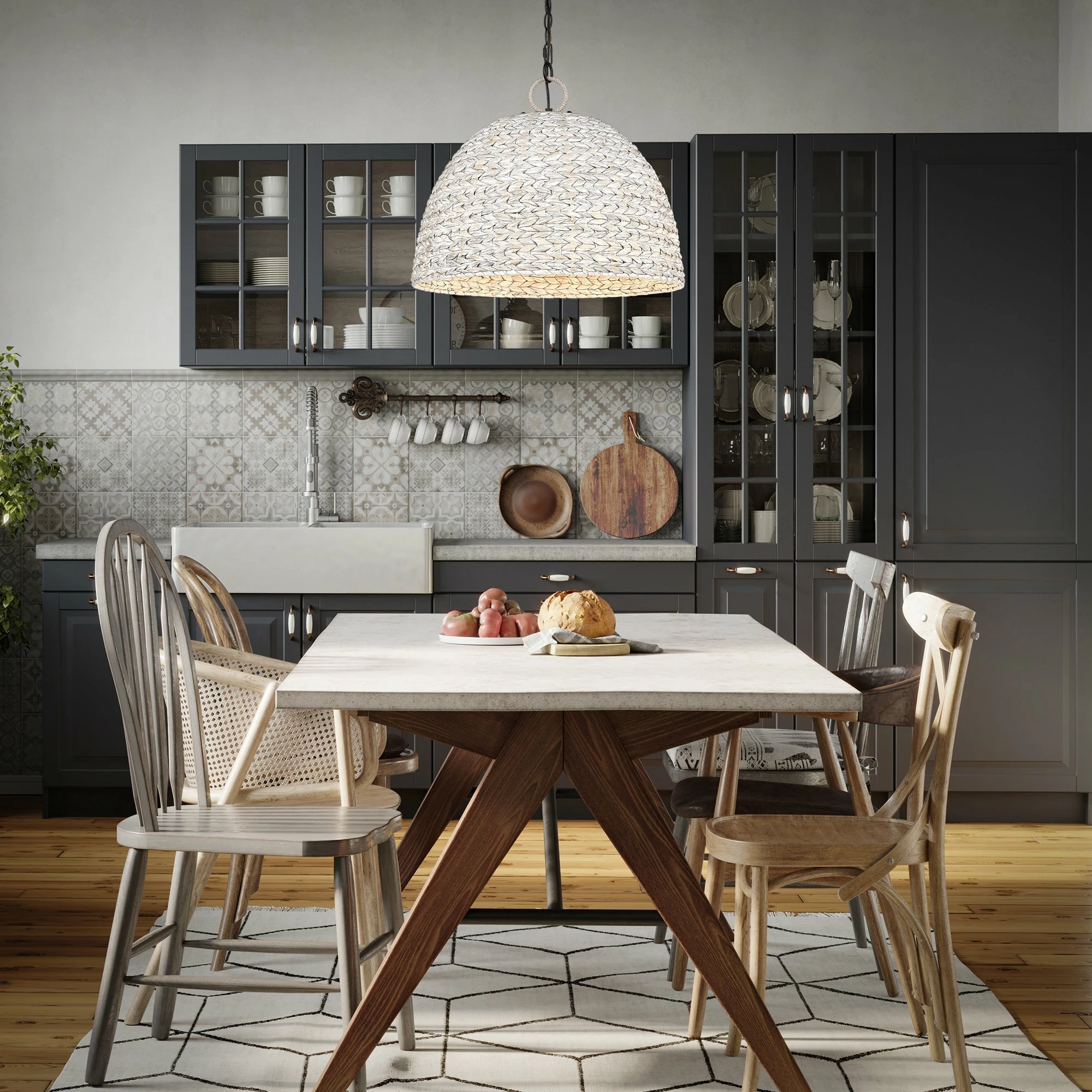 Flash Sale π Golden Lighting Rue 5 Light Pendant - 24x18.625" π€© 5 Flash Sale π Golden Lighting Rue 5 Light Pendant - 24x18.625" π€© - Image 3
