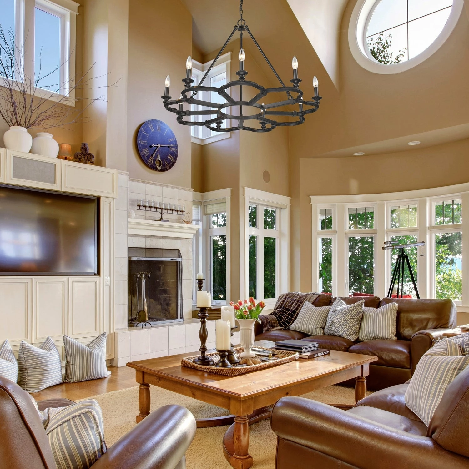 Top 10 π Golden Lighting Saxon Aged Bronze 9-Light Chandelier π 8 Top 10 π Golden Lighting Saxon Aged Bronze 9-Light Chandelier π - Image 6