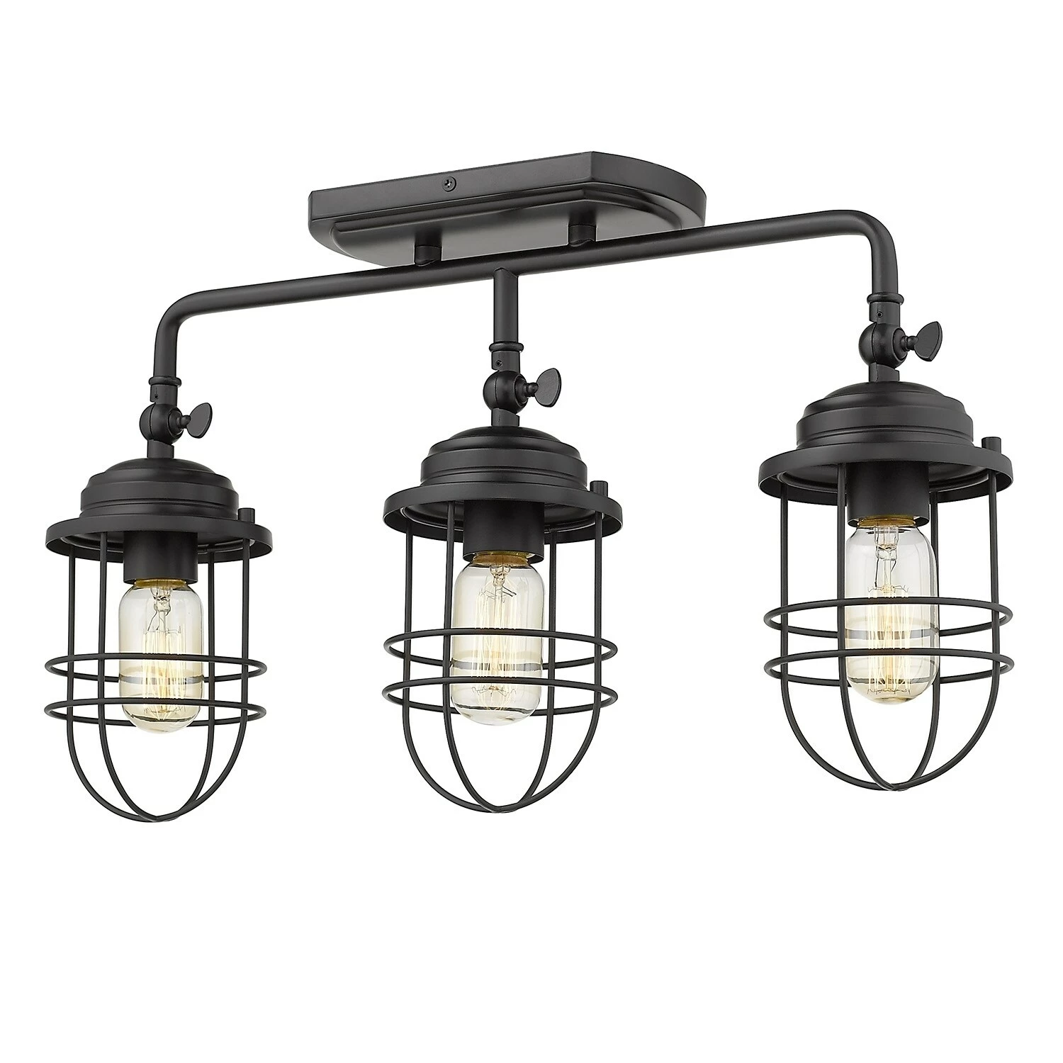 Wholesale 𧨠Golden Lighting Seaport 3 Light Bath Vanity In Black 𧨠5 Wholesale 𧨠Golden Lighting Seaport 3 Light Bath Vanity In Black 𧨠- Image 3