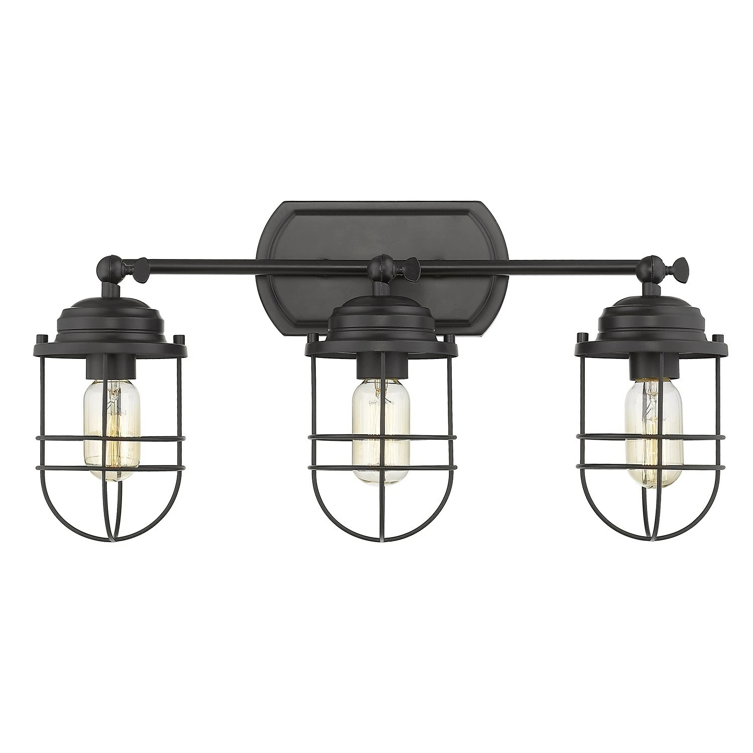 Wholesale 𧨠Golden Lighting Seaport 3 Light Bath Vanity In Black 𧨠4 Wholesale 𧨠Golden Lighting Seaport 3 Light Bath Vanity In Black 𧨠- Image 2