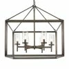 Flash Sale 🔔 Golden Lighting Smyth 6-light Square Cage Chandelier Gunmetal Bronze With Clear Glass - 26.625" W X 30.75" H 🧨 1 Flash Sale 🔔 Golden Lighting Smyth 6-light Square Cage Chandelier Gunmetal Bronze With Clear Glass - 26.625" W X 30.75" H 🧨 -Golden Lighting Sales Smyth 6 light Square Cage Chandelier Gunmetal Bronze with Clear Glass